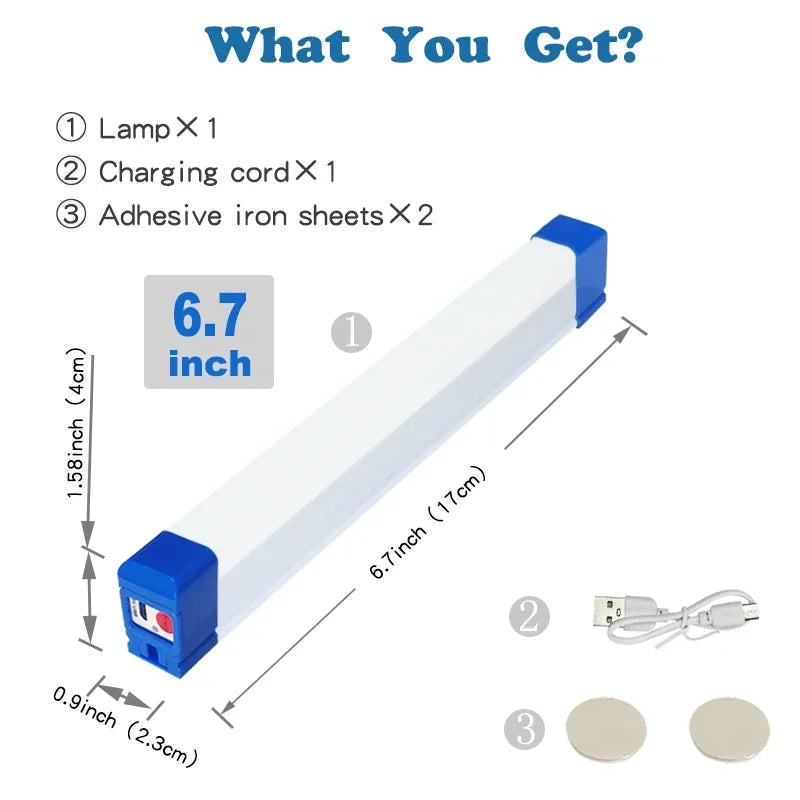 LumaBeam | 2-in-1 LED Röhre | Magnetisch & Wiederaufladbar | Flexibel & Kompakt