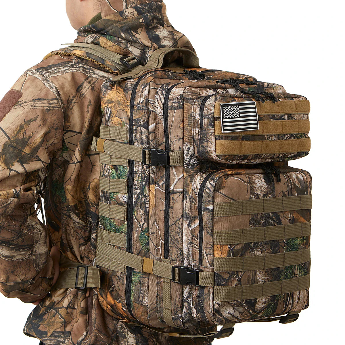 AdventurePro 45L Rucksack | Robustes Design | Molle-System | Komfortables Tragesystem