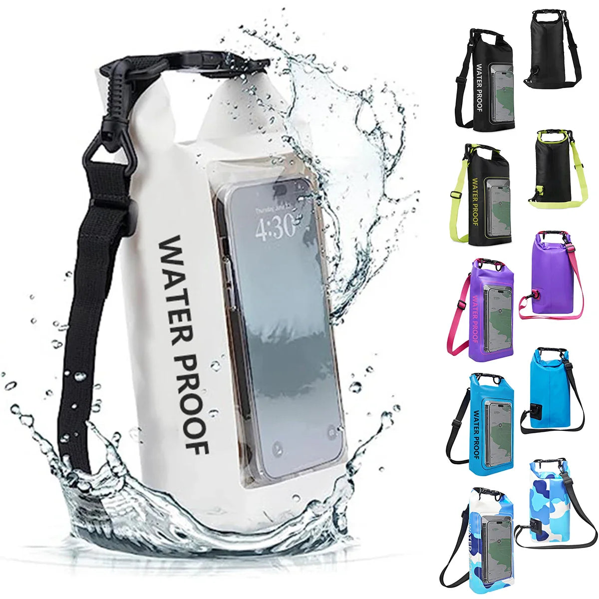 DryGuard | Wasserdichte Tasche | Touchscreen-kompatibel | Kompakt & Robust | Für Outdoor-Abenteuer