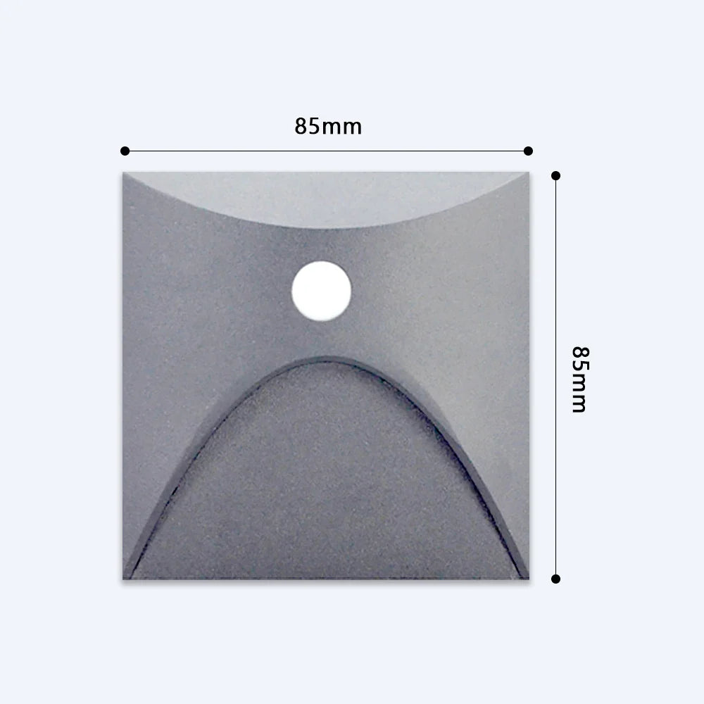 LumiStep Außenwandleuchte mit Bewegungssensor | IP65 Wasserdicht | Garten- und Treppenbeleuchtung | Aluminiumgehäuse