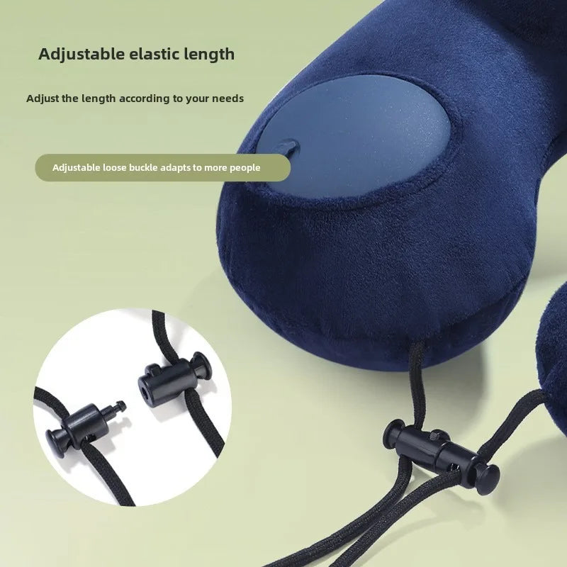 Neckiva Nackenkissen | Ergonomisch & Ultraleicht | Micro-Velours | Tragbar mit Tasche