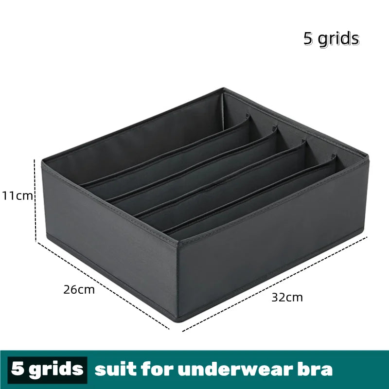 Clothivo Schubladen-Organizer | Faltbar & Waschbar | Für Unterwäsche, Socken & Accessoires