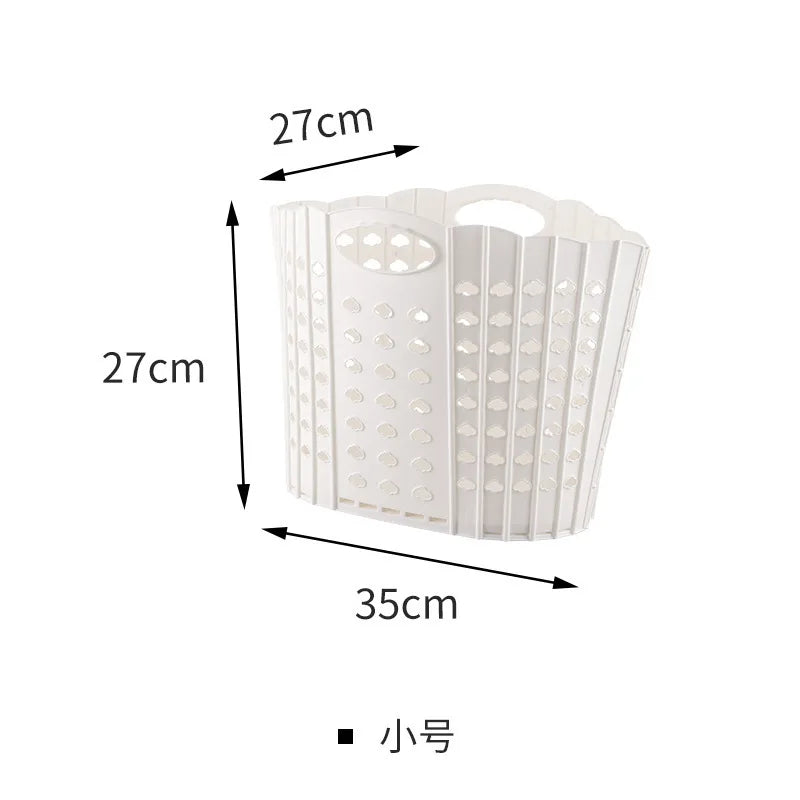 FlexiBasket Wäschekorb | Faltbar & Platzsparend | Robustes PP-Material | In 4 Farben