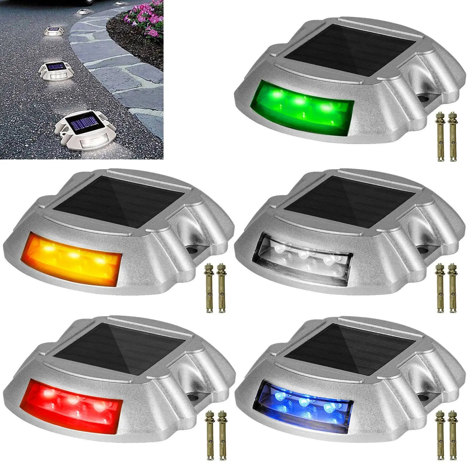 LumenPath Solar-LED Wegleuchte | Helle Beleuchtung | Solarbetrieben & Robustes Aluminium