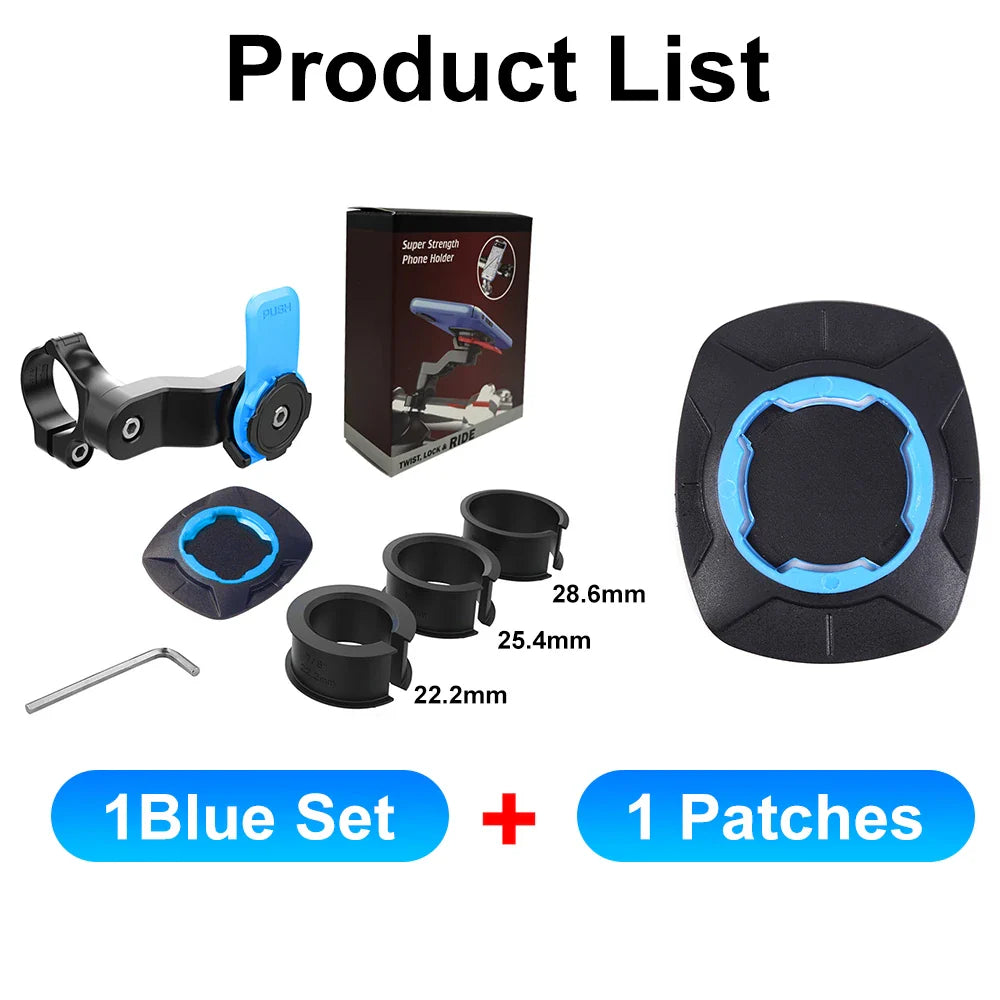 Velogrip Mount360 | Fahrrad-Handyhalterung | Stoßfest & 360° Drehbar | Für Smartphones 4,7–7,2 Zoll