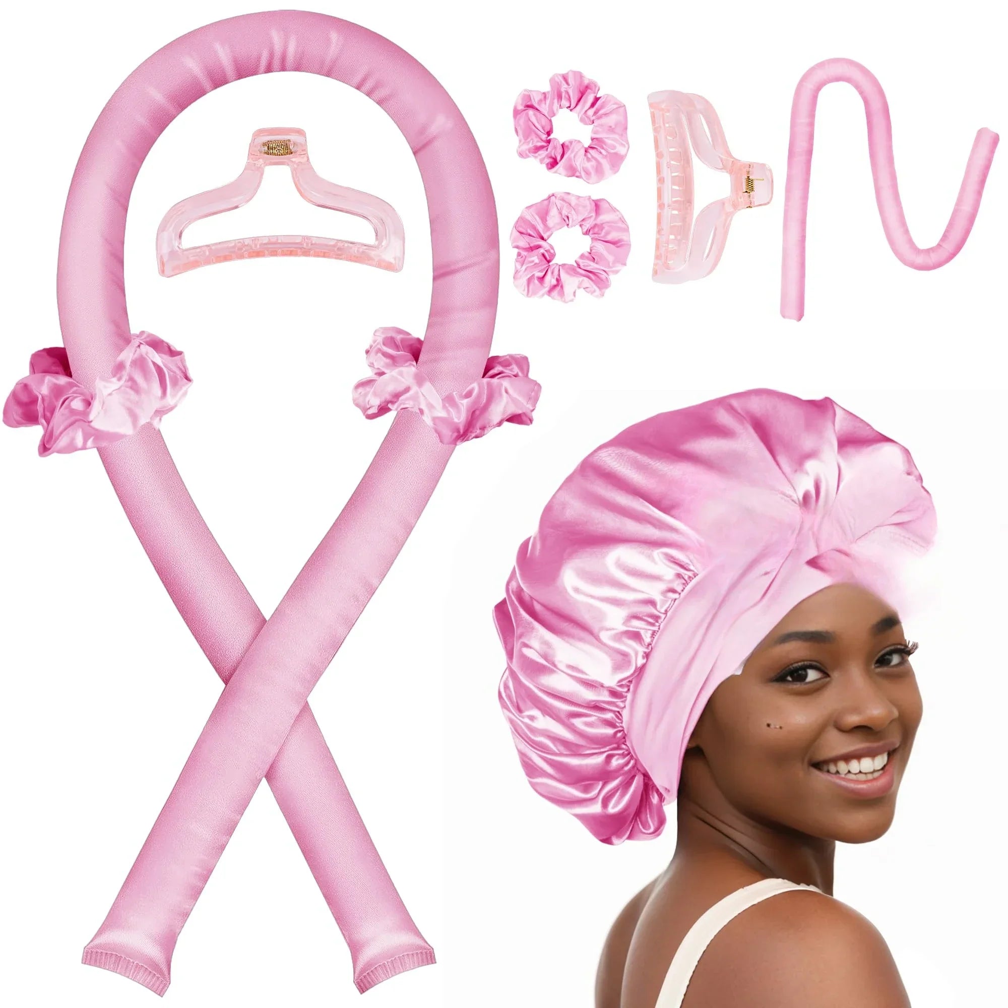 Curluxe Soft Wave Band | Hitzefreies Lockenband für Natürliche Locken | Über Nacht Für Alle Haartypen