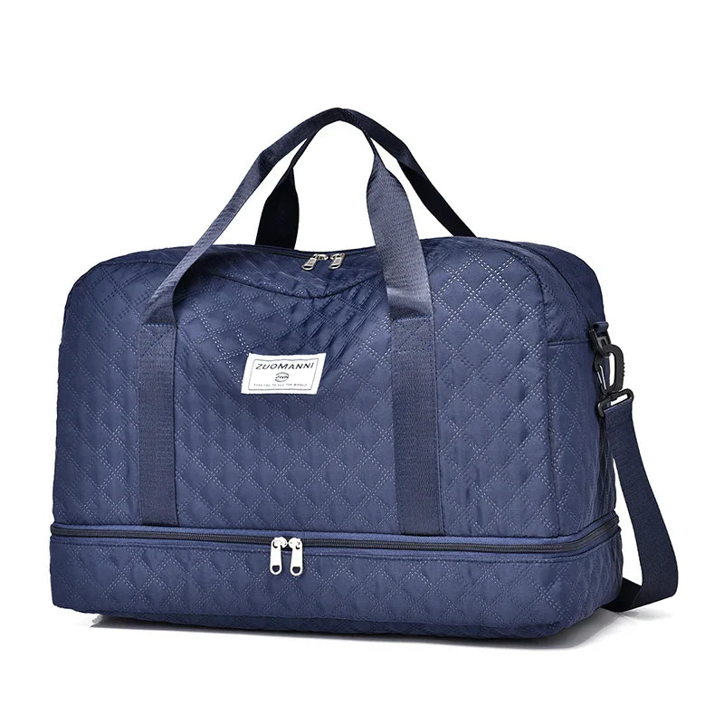 TravelMate | Flexbag | Viel Stauraum & Praktische Aufteilung | Nassfach & Schuhfach Getrennt | Flugtauglich