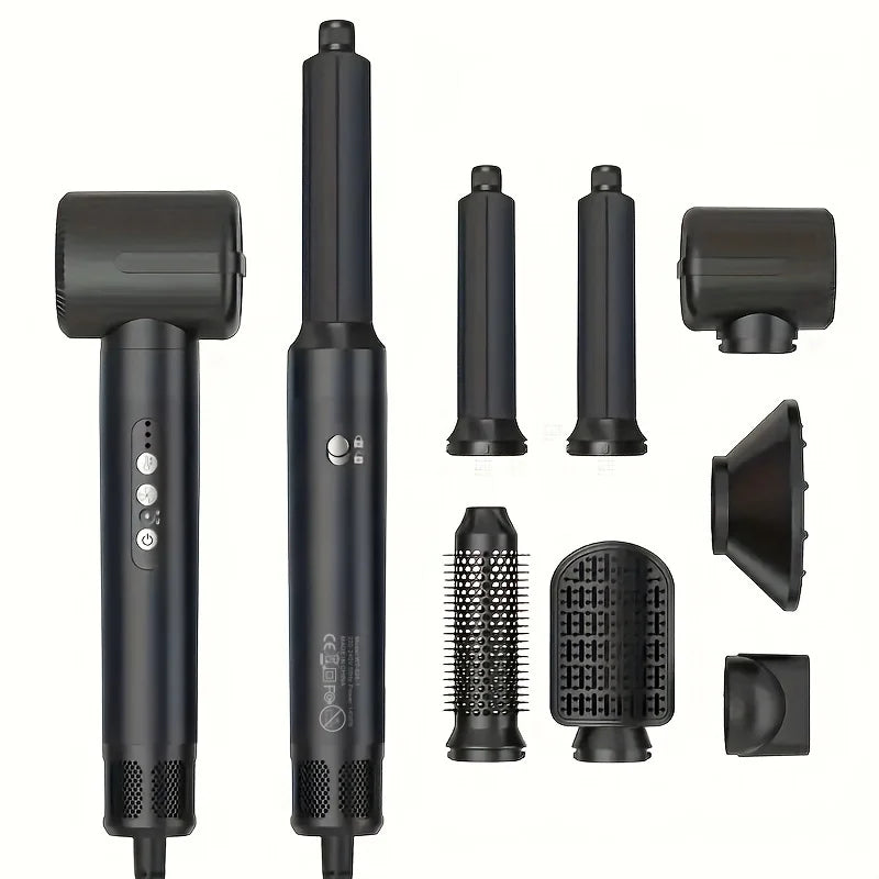 GlamAura | 7-in-1 Haartrockner & Auto-Curler | Brushless Motor, Hitzeschutz, Diffusor | Professionelles Styling für jeden Haartyp