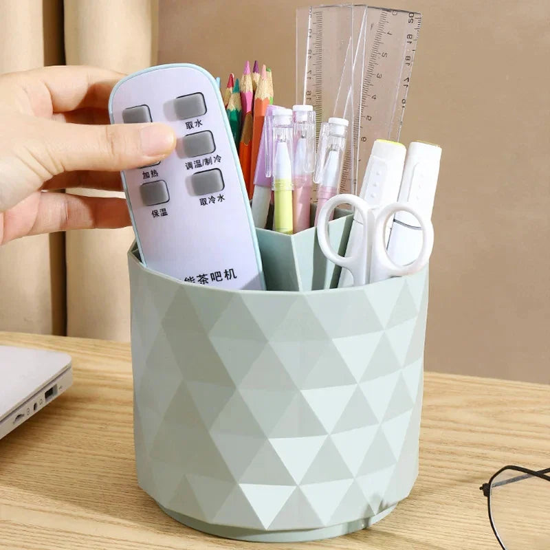 CosmoLuxe Organizer | Drehbar und Stilvoll | 5 Fächer für Make-up & Bürobedarf