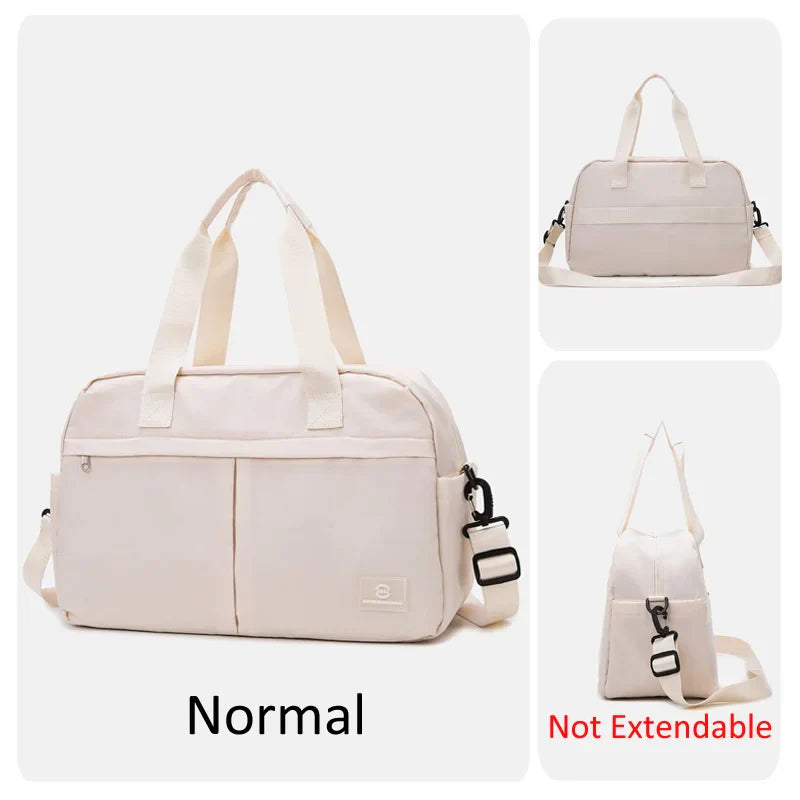 LuganoFlex Travel Bag | Erweiterbar & Flexibel | Geräumig & Stilvoll | Wasserabweisend