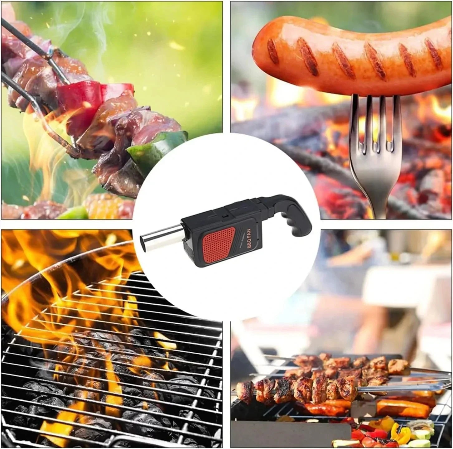GrillBlaze | BBQ Gebläse | Schnell & Kompakt | Perfekt für Grillfans