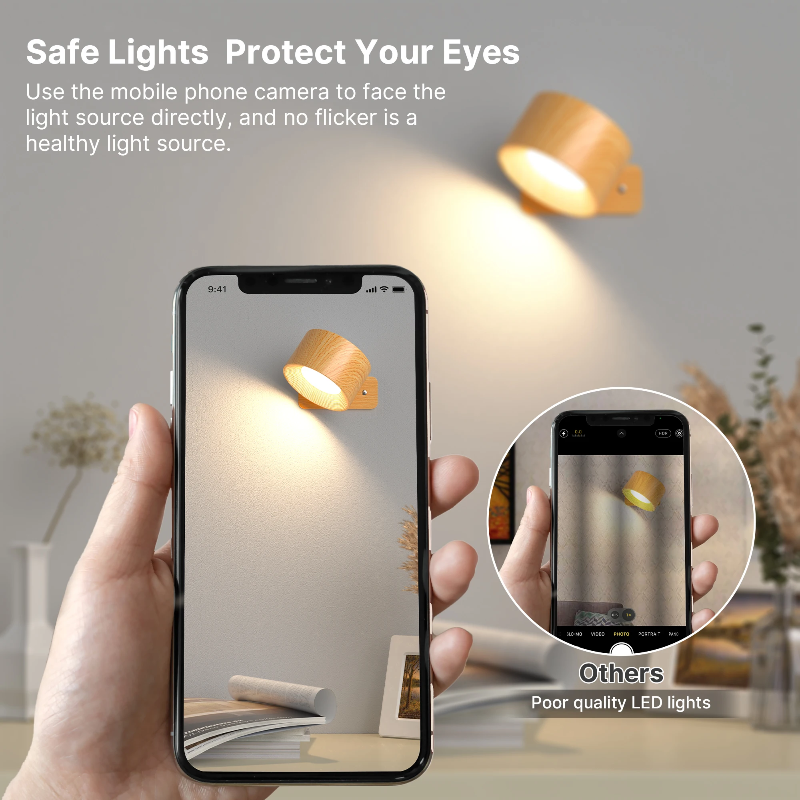 1+1 GRATIS | LumiPod - Drehbare kabellose LED-Wandleuchte