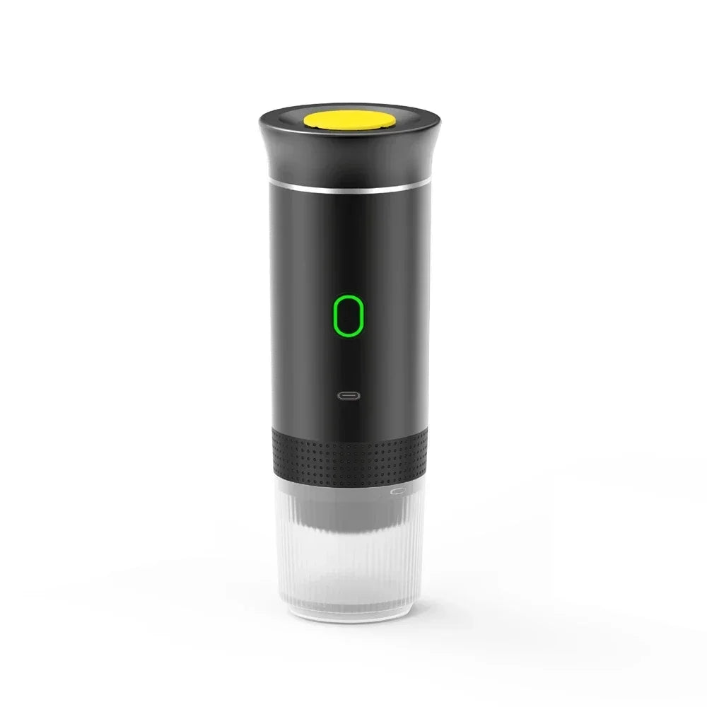 CafeGo | Kabellose Espressomaschine | 3-in-1 Funktion für Kapseln & Kaffeepulver | Tragbar für Reisen & Camping