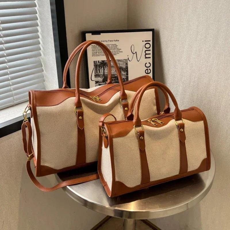 UrbanEdge | Reisetasche & Sporttasche | Canvas & PU-Leder, leicht & robust | Für Alltag, Training & Wochenendausflüge