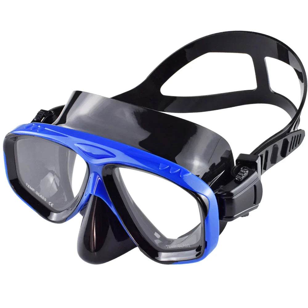 Aquanisa Tauchmaske | 180° HD-Glas Sicht | Antiallergen & Dicht | Für Schnorchel & Schwimmen