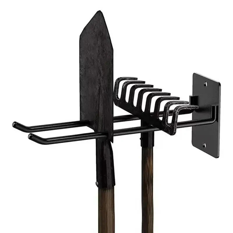 ToolMate Wandhalterung | Multifunktional & Stabil | Karbonstahl | Für Werkzeuge und Gartengeräte