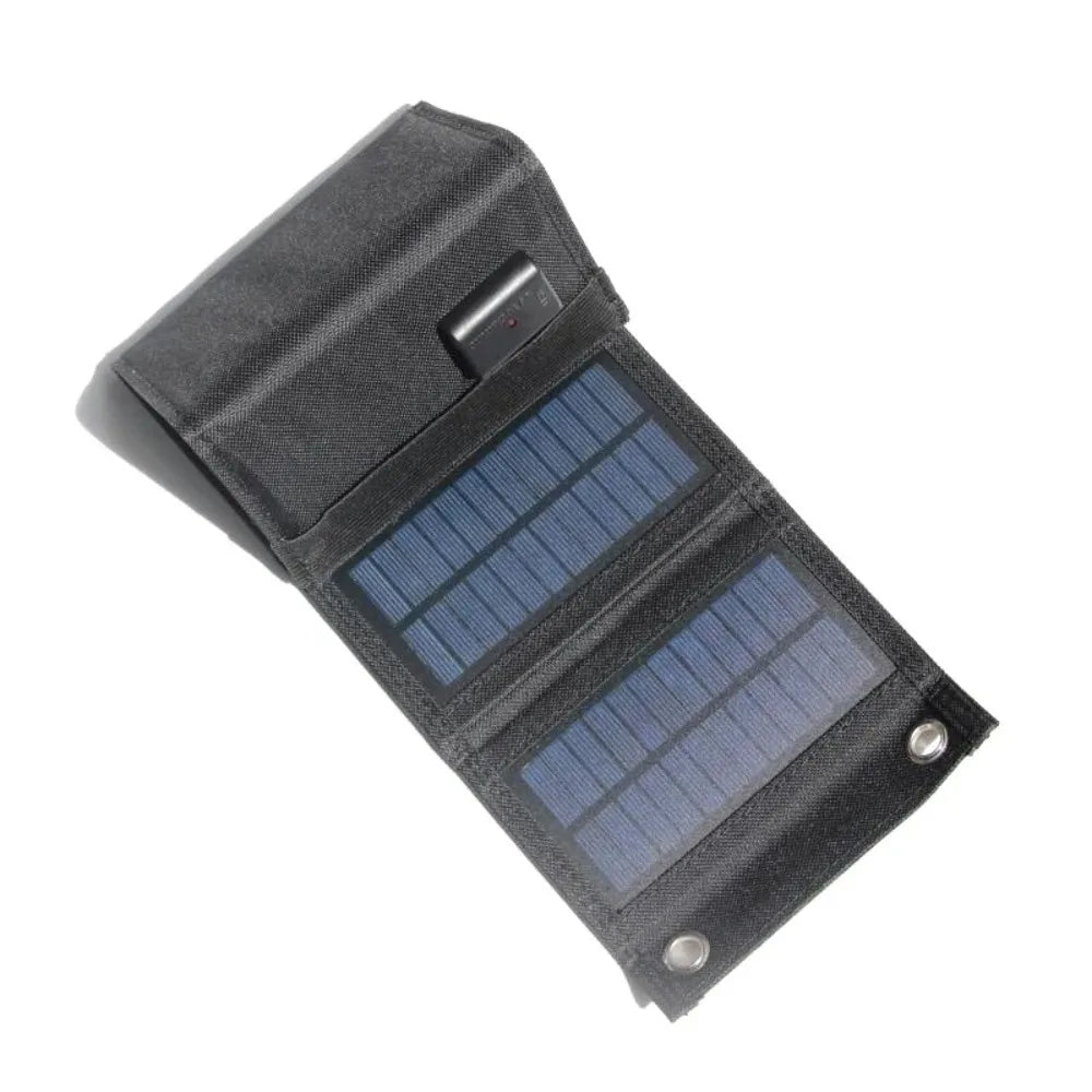 EcoVolt FoldCharge | Faltbares Solarpanel | 5V USB Ausgang | Wasserdicht & Tragbar