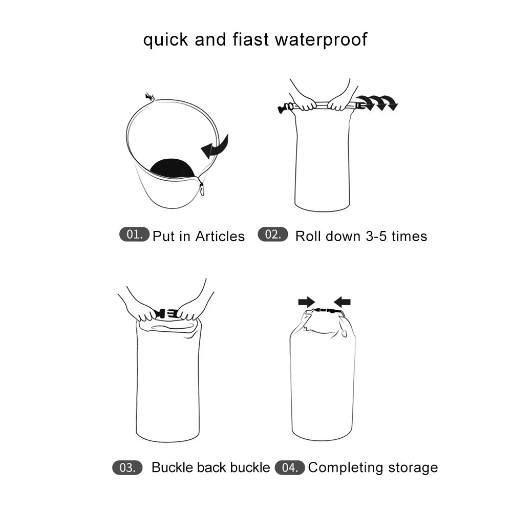 AquaPack Dry Sack | Wasserdicht & Ultraleicht | Für Outdoor-Abenteuer & Reisen