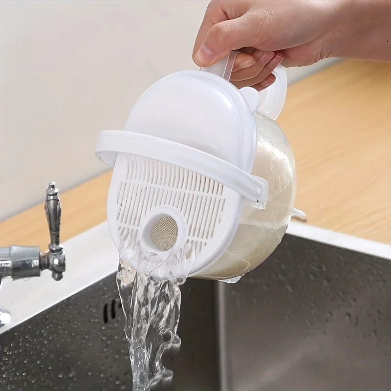 DrainPro | Mini Abtropfsieb | Hygienisch & Spritzfrei | BPA-frei Kunststoff