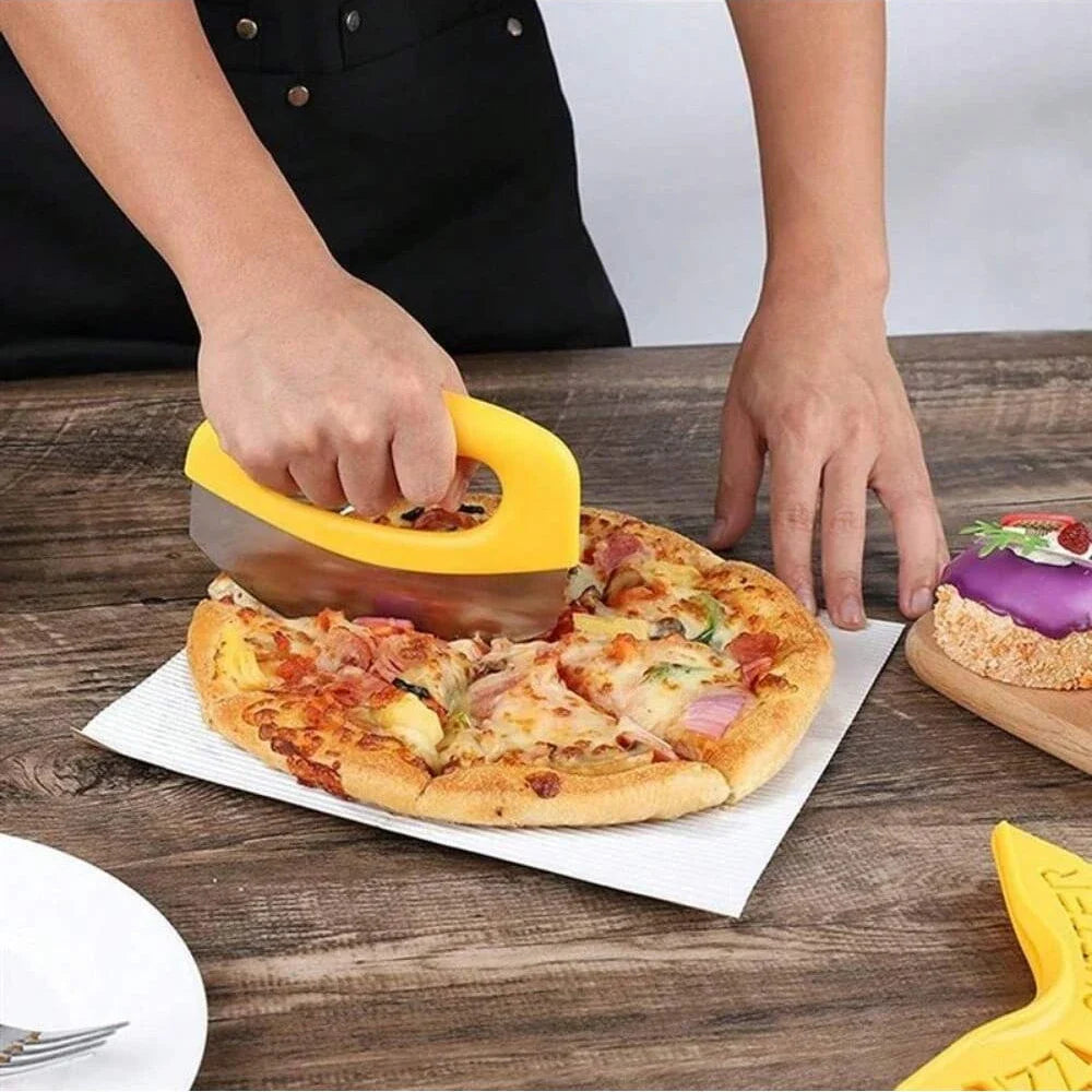SliceMaster | Pizzaschneider | Ergonomisch & Präzise | Edelstahl & PP