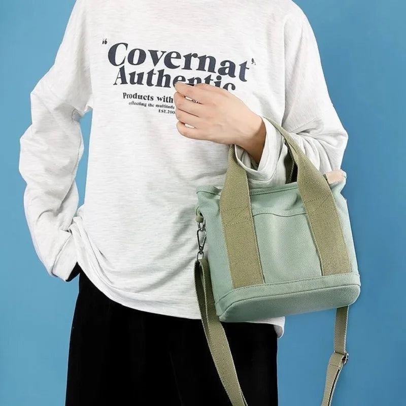 Canvasa Mini Umhängetasche | Kompakt & Alltagstauglich | Stilvoller Look für unterwegs | Robustes Canvas-Material | Perfekt für City & Freizeit