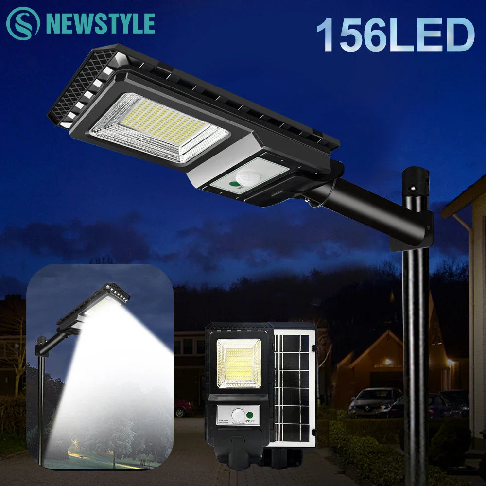 Solaris ProLumen | 156 LEDs | Bewegungssensor | Solarbetrieben & Kabellos