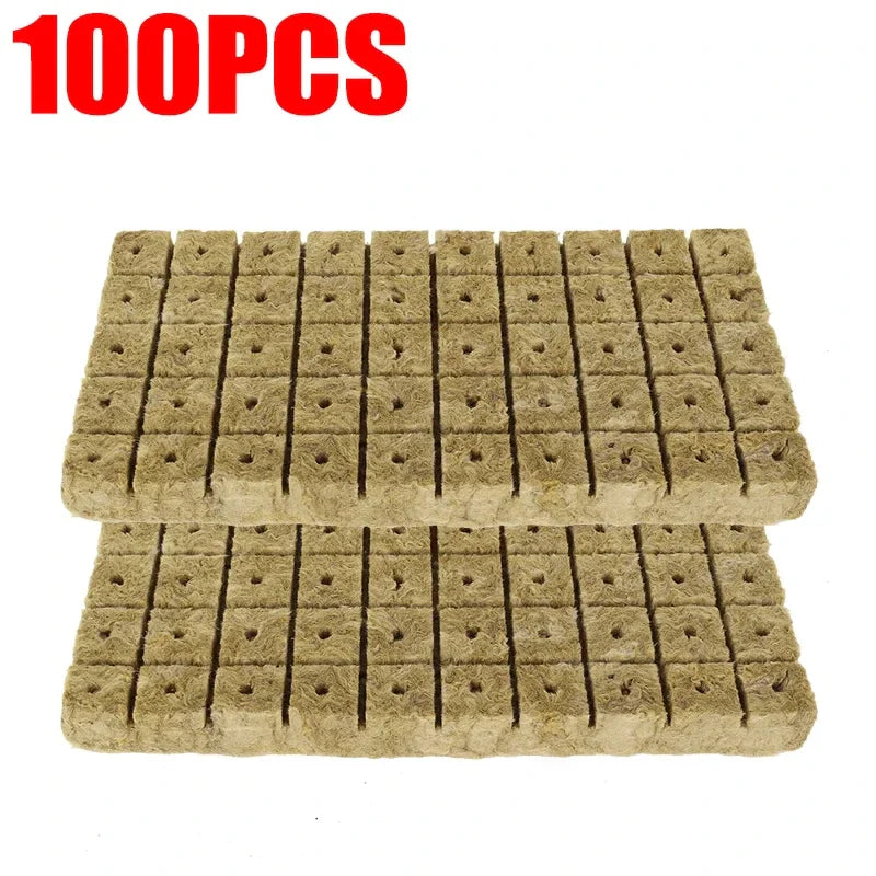 GreenCube | Anzuchtwürfel für Hydroponik | Optimal für Pflanzenwachstum | 50 bis 500 Stück
