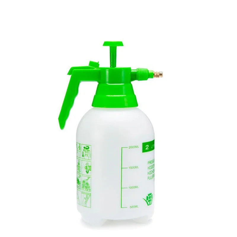 GreenMist Drucksprühflasche | 2 L Volumen | Verstellbare Düse | Handpumpe für Garten & Zimmerpflanzen