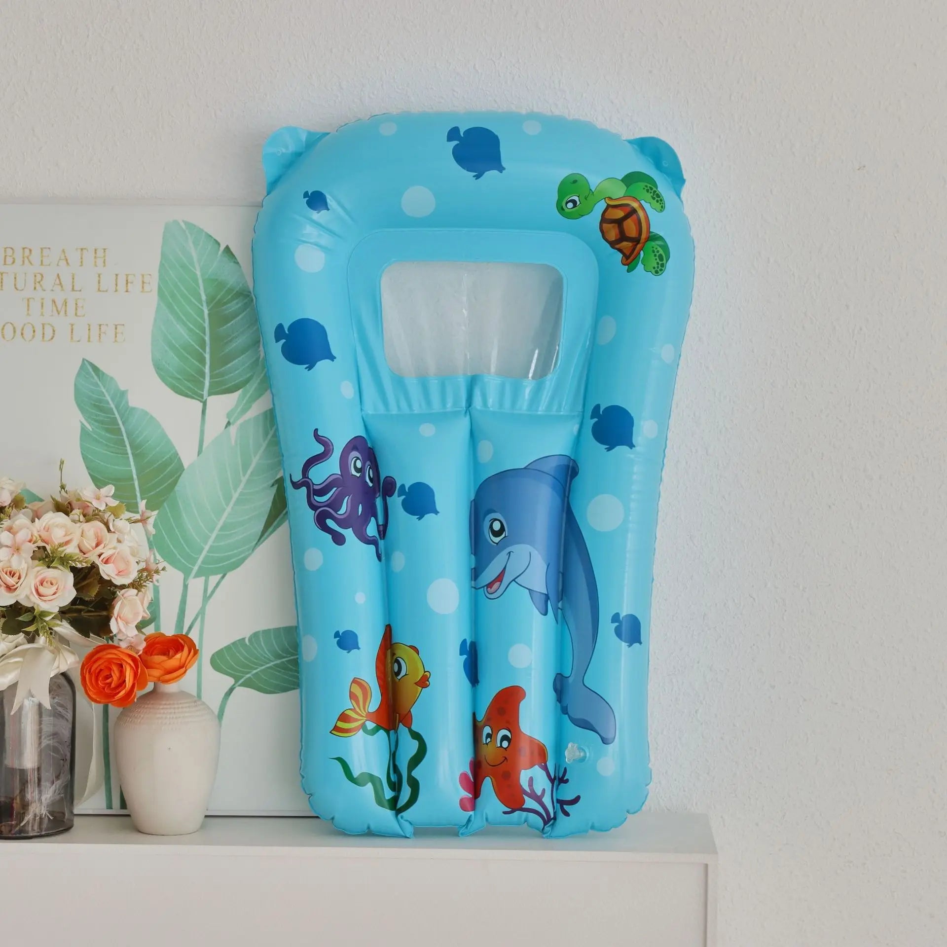 Funflot Kinder Schwimmmatte | Aufblasbar & Bunt | Für Pool, Badewanne & Garten | PVC