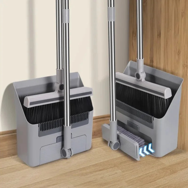 FlexiSweep | 3-in-1 Kehrset | Ergonomisch & Anti-Haar | Platzsparend & Effizient