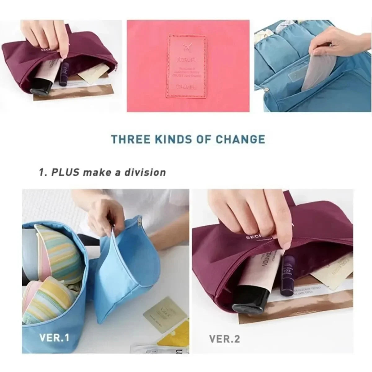 TravelEase | Reiseorganizer Tasche | Multifunktional | Wasserabweisend