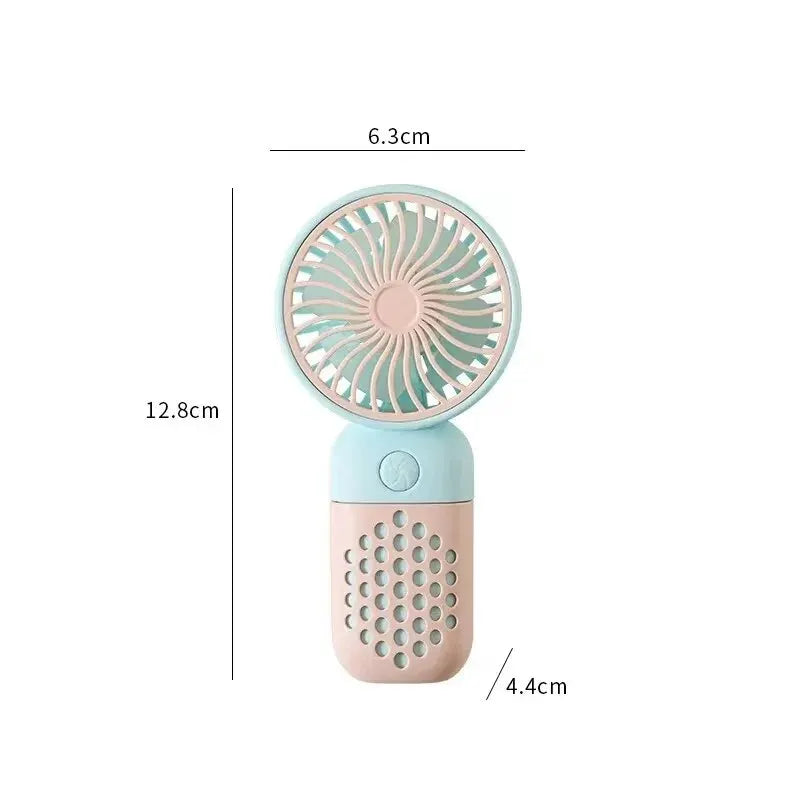 CoolBreeze | Mini-Handventilator | Leise & Kompakt | Mit Duftfunktion