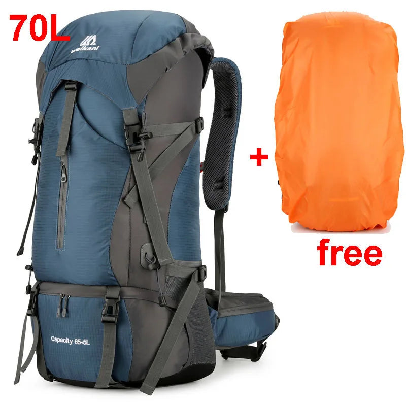 AlpineFlex Trekkingrucksack 70L | Wasserdicht | Komfortabel & Strapazierfähig