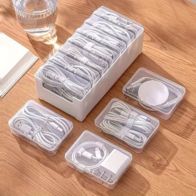 CablePro | Kabel- & Ladegeräte-Organizer Set | Praktisch & Robust | Für Büro & Zuhause