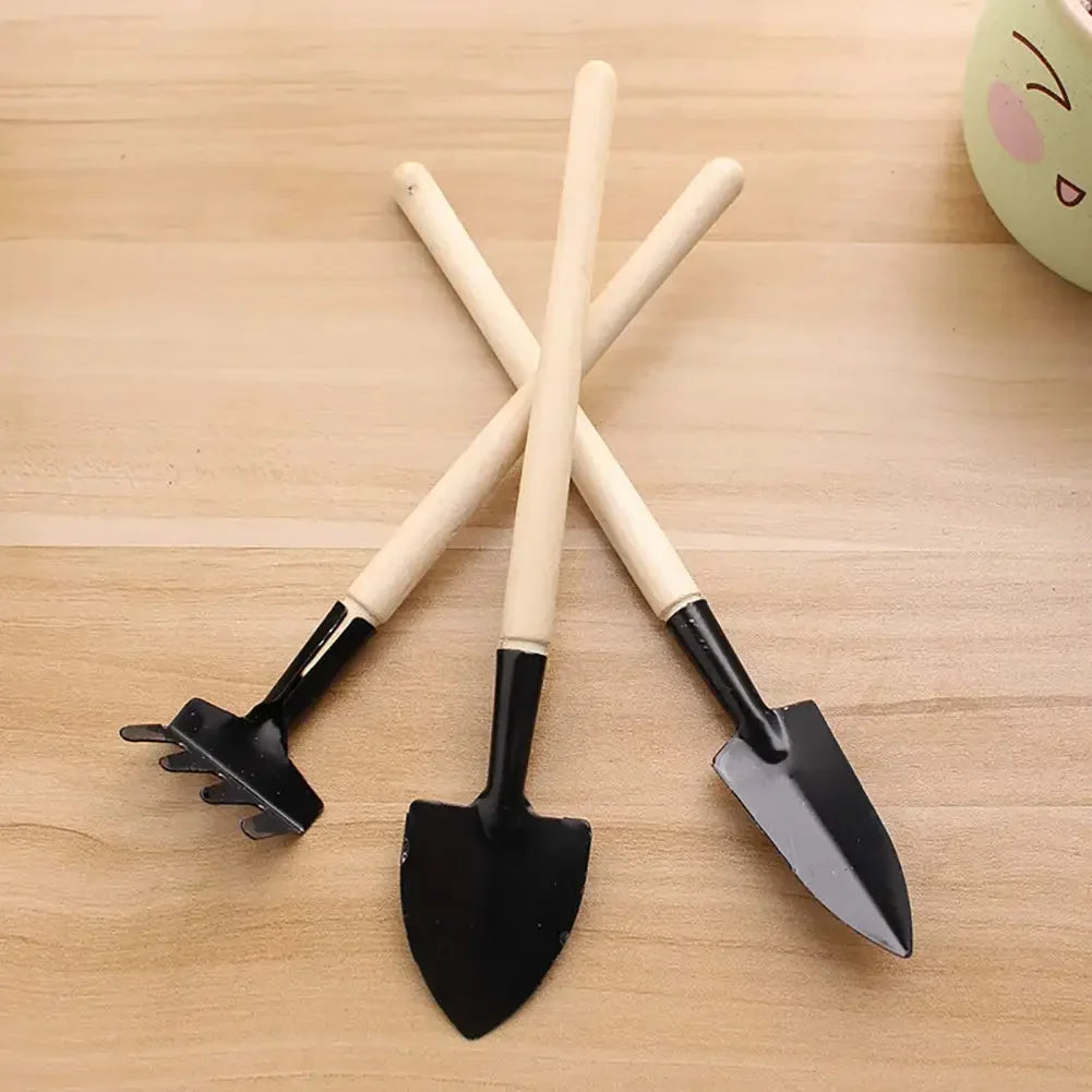 PlantCraft | Mini Gartenwerkzeug-Set | Ergonomisch & Langlebig | Für Kleine Pflanzen