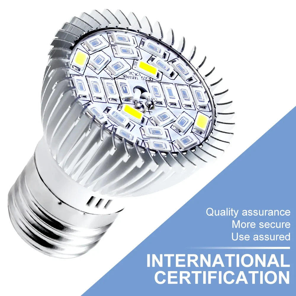 PlantLux | Vollspektrum LED Pflanzenlampe | Für Gesundes Wachstum | Effizient & Energiesparend