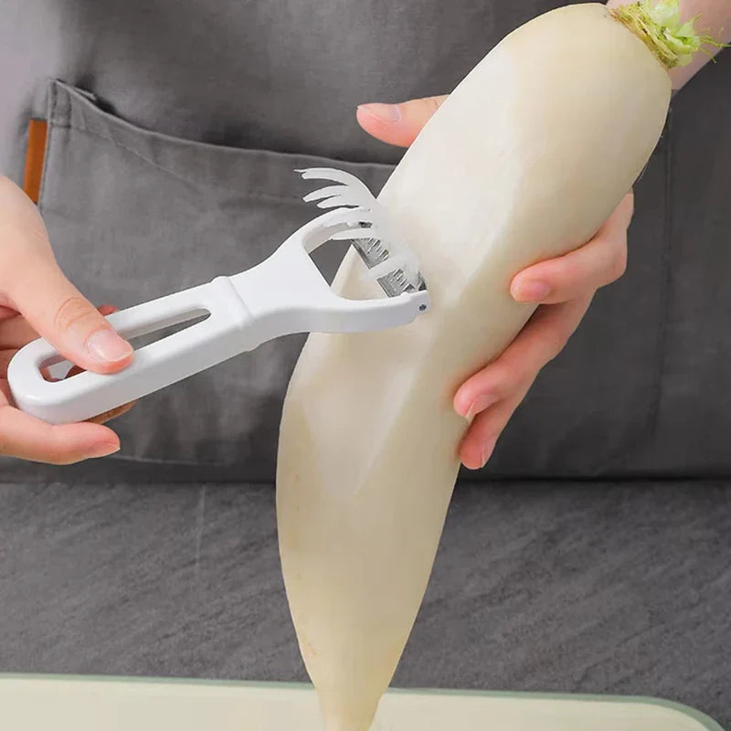 SliceMaster | Manuelle Gemüsereibe & Küchenhobel | Scharfe Edelstahlklingen, Ergonomisch & Spülmaschinenfest | Für Gemüse, Obst & Käse