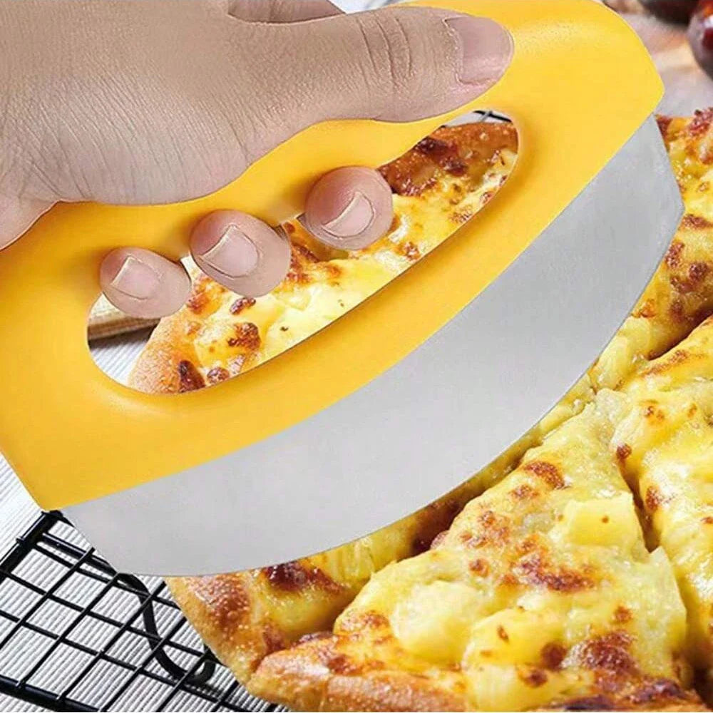 SliceMaster | Pizzaschneider | Ergonomisch & Präzise | Edelstahl & PP