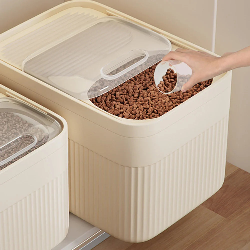 Petrovia | Futterbox | Luftdicht, BPA-frei, Platzsparend | Hunde, Katzen & Kleintiere