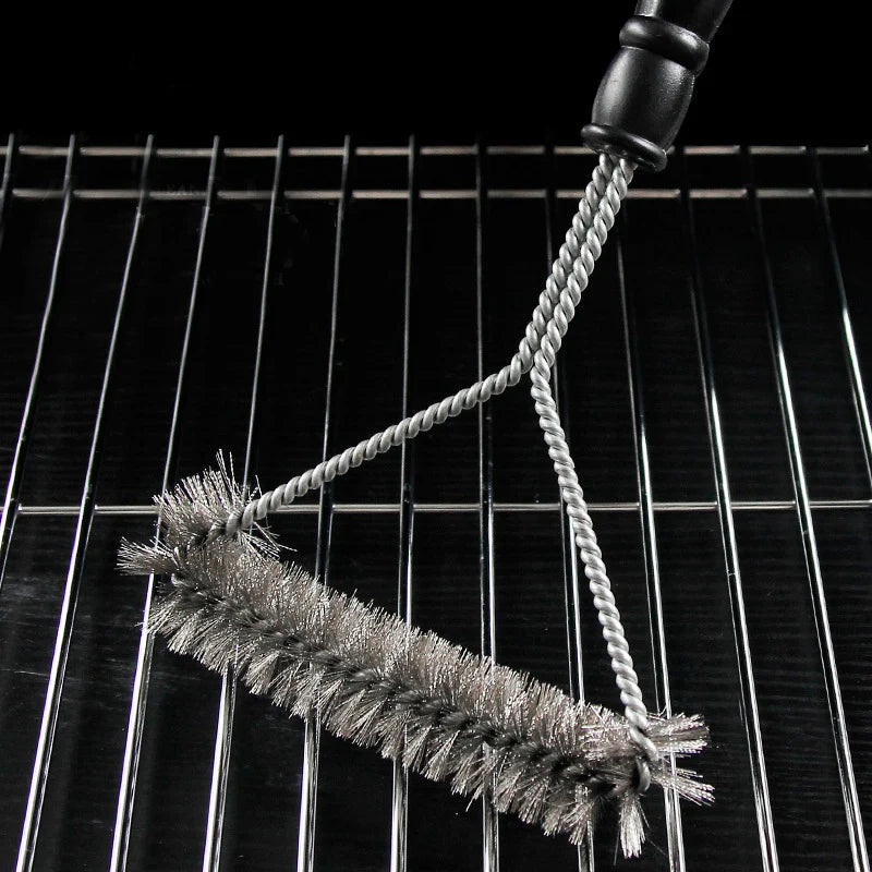 GrillPro Brush | Edelstahl Grillbürste | Hitzebeständig & Antihaft | Ergonomischer Griff