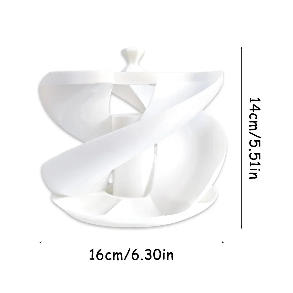 EggStream Pro | Selbstrollender Eierhalter | Kompaktes Stapeldesign | Für 18 Eier | Frische-Organizer