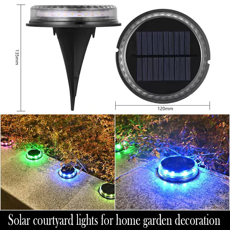 GroundGlow | Solar-Bodenleuchten | 100% Solarbetrieb | Wetterfest & Automatisch