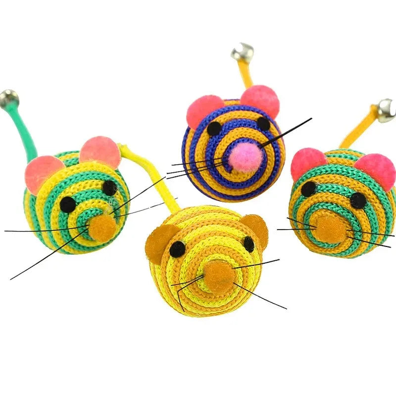 FelisPlay | Katzen Spielball | Robust, Glöckchen, Schwanzdesign | Indoor Beschäftigung