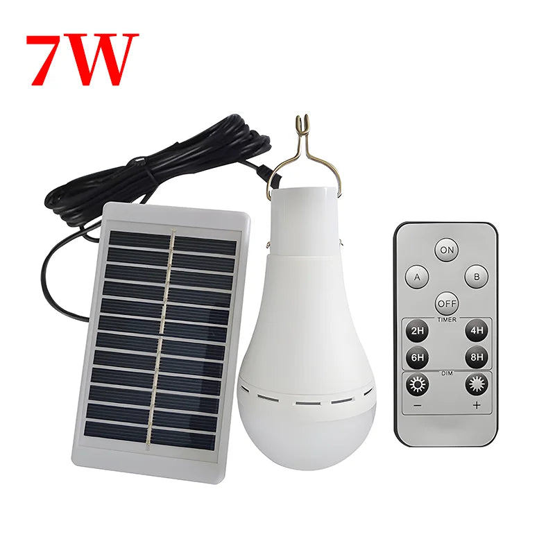 EcoLite Solar Campingleuchte | USB & Solar | Wasserdicht & Tragbar | Mit Fernbedienung