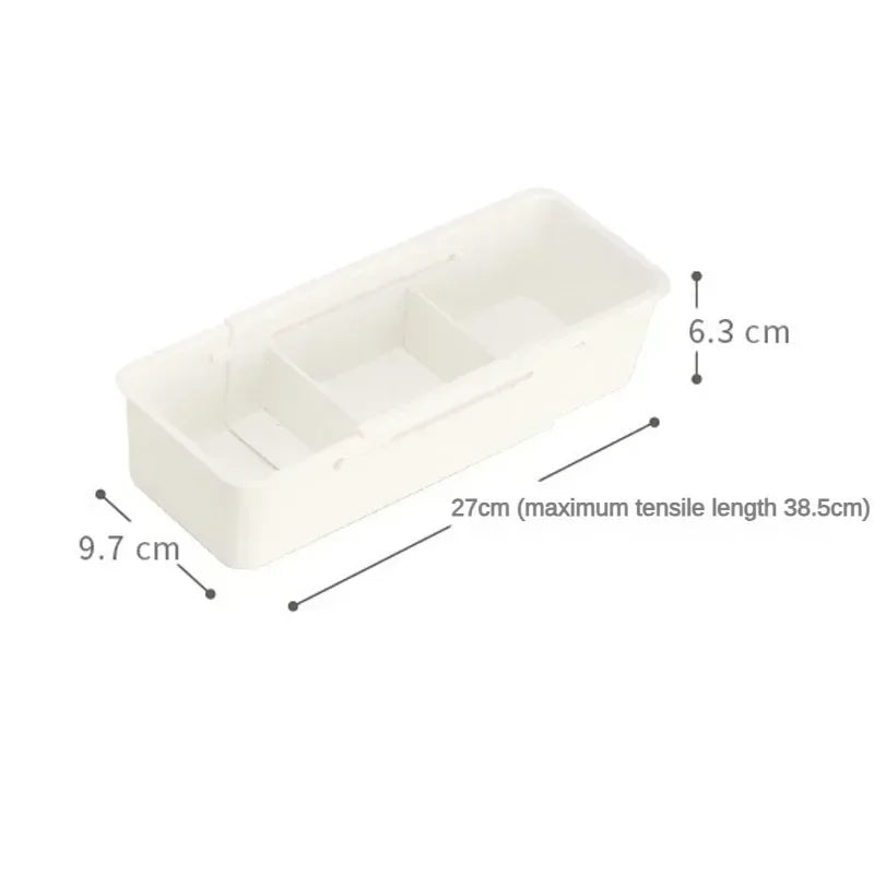 Tidyvera | Schubladen-Organizer | Ausziehbar & Modular | Für Küche & Büro