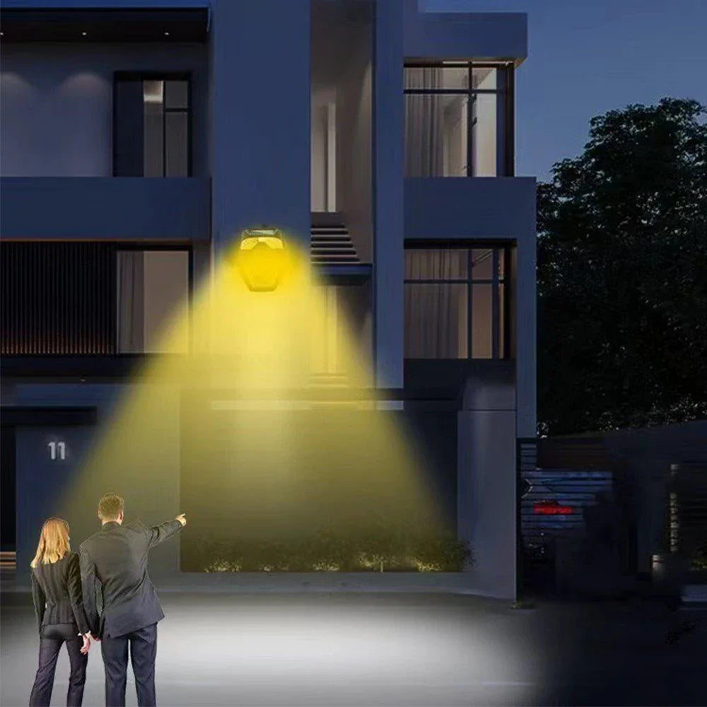 LumoLite | Solar Wandleuchte Außen | Bewegungsmelder 5 Lichtmodi | IPX4 Wetterfest