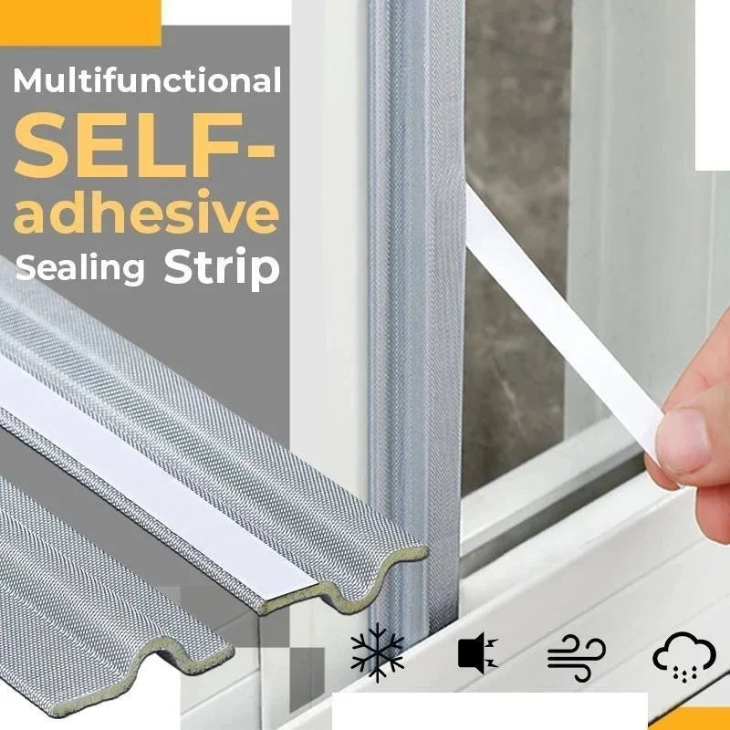 FlexiSeal Dichtungsband | Selbstklebend & Zuschneidbar | Lärmschutz & Wärmedämmung | 0–20 mm