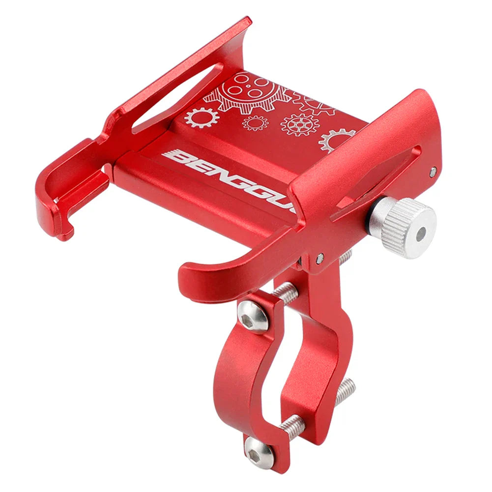 GripMaster 360 | Fahrrad-Handyhalterung | Stoßfest und Rotierbar | Aluminium