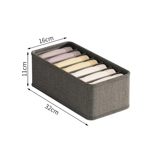 ClarityBox Kleiderschrank-Organizer | Faltbar & Platzsparend | Hochwertiges Vliesstoff-Material