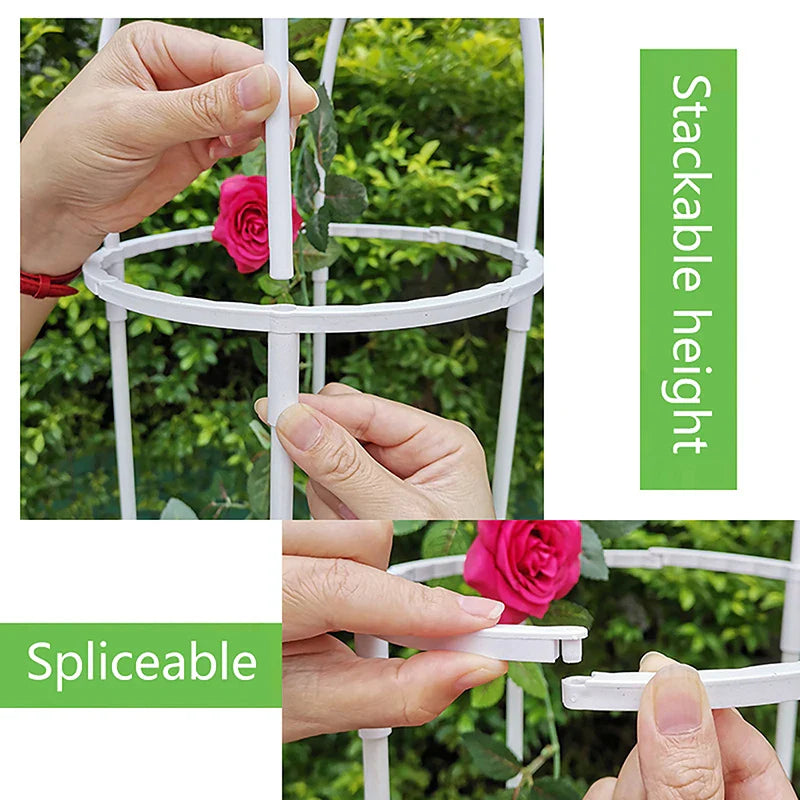 GardenReach Pro | Rankhilfe-Set | Stabil & Wetterfest | Für Kletterpflanzen & Gemüse